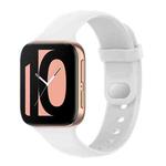 For OPPO Watch 41mm Silicone Watch Band(White)