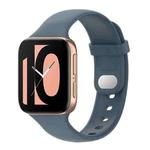 For OPPO Watch 46mm Silicone Watch Band(Rock Cyan)