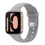 For OPPO Watch 46mm Silicone Watch Band(Gray)