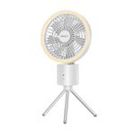 Yesido YF13 10W Type-C Multifunctional LED Fan with Tripod(White)