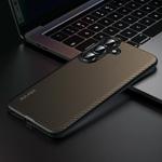 For Samsung Galaxy S25+ 5G SULADA 600D Kevlar Texture PC Shockproof Phone Case(Brown)