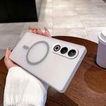 For OnePlus Ace 3V Fine Hole Ice Fog MagSafe PC Phone Case(Titanium Grey)