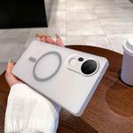 For vivo S20 Pro Fine Hole Ice Fog MagSafe PC Phone Case(Titanium Grey)