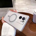 For Redmi K60 Ultra Fine Hole Ice Fog MagSafe PC Phone Case(Titanium Grey)