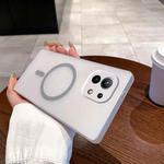 For Xiaomi Mi 11 Fine Hole Ice Fog MagSafe PC Phone Case(Titanium Grey)