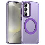 For Samsung Galaxy S25+ 5G IMAK Candy Series Shockproof MagSafe Phone Case(Purple)