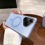 For Huawei Pura 80 Pro 5G Ice Fog MagSafe PC Phone Case(Transparent Blue)