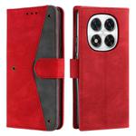For Redmi Note 14 Pro 4G Nail Skin Feel Stitching Calf Texture Leather Phone Case(Red)