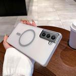 For Samsung Galaxy S21 5G Ice Fog MagSafe PC Phone Case(Titanium Grey)