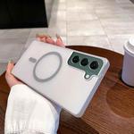 For Samsung Galaxy S22+ 5G Ice Fog MagSafe PC Phone Case(Titanium Grey)