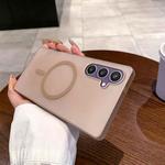 For Samsung Galaxy S25+ 5G Ice Fog MagSafe PC Phone Case(Gold)