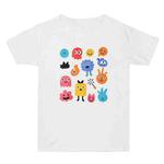 Cute Monsters Printed Summer Baggy Cotton Short Sleeve T-shirt Print On Your Demand, Size:XXL(White)