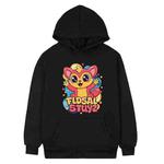 Red Elf Printed Fleece Hooded Sweatshirt Print On Your Demand, Size:M(Black)