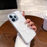 For iPhone 13 Pro Ice Fog MagSafe PC Phone Case(White)