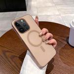 For iPhone 14 Pro Ice Fog MagSafe PC Phone Case(Gold)