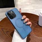 For iPhone 14 Pro Ice Fog MagSafe PC Phone Case(Titanium Blue)