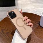 For iPhone 16 Pro Ice Fog MagSafe PC Phone Case(Gold)