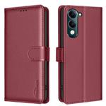 For vivo Y29S 5G Global Litchi Texture RFID Anti-theft Leather Phone Case(Red)