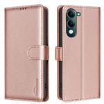 For vivo Y29S 5G Global Litchi Texture RFID Anti-theft Leather Phone Case(Gold)