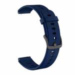 For Huawei TalkBand B6 Silicone Watch Band(Dark Blue)