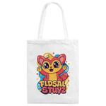 Red Elf Printed Canvas Handbag Digital Print On Your Demand, Size:30x25cm(White)
