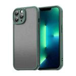 For iPhone 13 Pro Max Fan Dun Series TPU Hybrid PC Frosted Phone Case(Green)