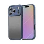For iPhone 17 Pro Fan Dun Series TPU Hybrid PC Frosted Phone Case(Blue)