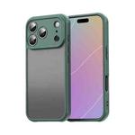 For iPhone 17 Pro Fan Dun Series TPU Hybrid PC Frosted Phone Case(Green)