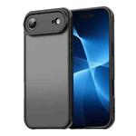 For iPhone 17 Air Fan Dun Series TPU Hybrid PC Frosted Phone Case(Black)