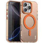 For iPhone 16 Pro Max IMAK Candy Series Shockproof MagSafe Phone Case(Orange)