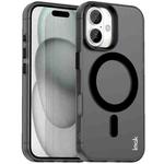 For iPhone 17 IMAK Candy Series Shockproof MagSafe Phone Case(Black)