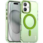 For iPhone 17 IMAK Candy Series Shockproof MagSafe Phone Case(Green)