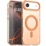 For iPhone 17 Air IMAK Candy Series Shockproof MagSafe Phone Case(Orange)