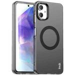 For Samsung Galaxy A06 4G IMAK Chocolate Series TPU + PET MagSafe Phone Case(Black)