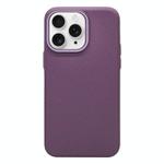 For iPhone 11 Pro Max Litchi Texture TPU Phone Case(Purple)