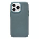 For iPhone 11 Pro Max Litchi Texture TPU Phone Case(Wave Blue)