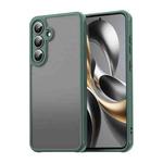 For Samsung Galaxy S25 FE 5G Fan Dun Series TPU Hybrid PC Frosted Phone Case(Green)