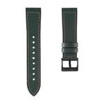 For Samsung Galaxy Watch 3 41mm TPU + Leather Watch Band(Green)