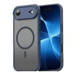 For iPhone 17 Air Fan Dun Series TPU Hybrid PC Frosted Magsafe Phone Case(Blue)
