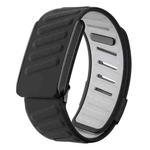 For WHOOP 4.0 Silicone Sports Watch Band(Black+Light Grey)
