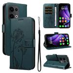 For OPPO Reno13 Global Dandelion Embossed Pattern Flip Leather Phone Case(Blue)