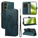 For vivo Y400 5G Dandelion Embossed Pattern Flip Leather Phone Case(Blue)