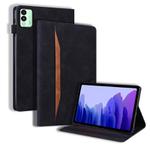 For Tecno Megapad 11 2024 Splicing Shockproof Leather Tablet Case(Black)