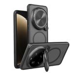 For Xiaomi 15 Ultra NILLKIN CamShield Prop MagSafe Magnetic Translucent PC Phone Case(Black)