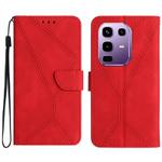 For Infinix Note 50s 5G Stitching Embossed Leather Phone Case(Red)