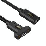 USB4 Type-C Female to Type-C Female Ear Screw Fixed Panel Extension Cable, Length:1m