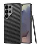 For Samsung Galaxy S24 Ultra 5G GKK Ruijie Leather Ultra-thin Phone Case, Not Included Pen(Carbon Fiber)