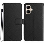 For Infinix Smart 10 4G / Tecno Pop 10 Rhombic Grid Texture Leather Phone Case(Black)