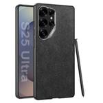 For Samsung Galaxy S25 Ultra 5G GKK Metal Paint Skin Feel Suede Full Coverage Phone Case(Black)