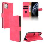 For iPhone 12 mini Solid Color Skin Feel Magnetic Buckle Horizontal Flip Calf Texture PU Leather Case with Holder & Card Slots & Wallet(Rose Gold)